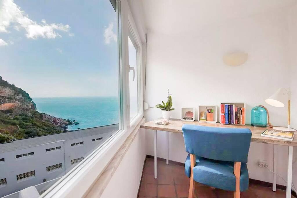Estudio Vista Mar Com A/C E Acesso Privado A Praia Lejlighed Sesimbra Eksteriør billede